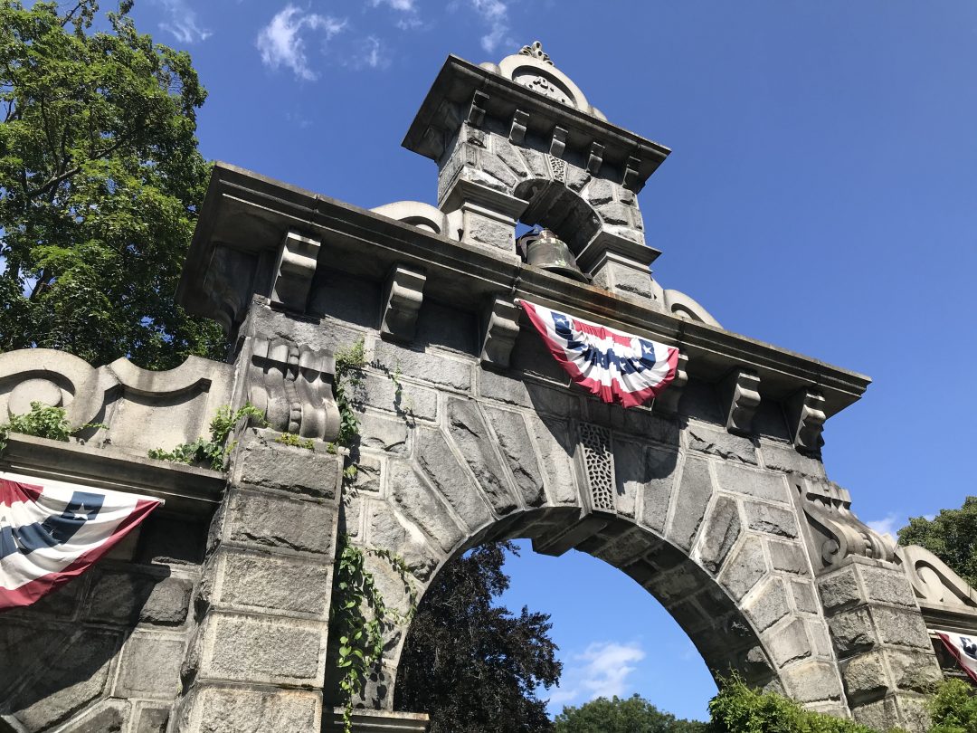 Lowell Cemetery Entrance Gate
