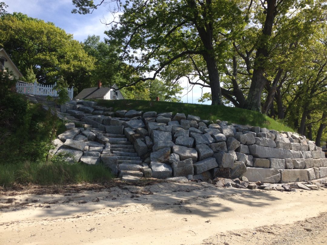 Tree Preservation and Shoreline Stabilization, Peaks Island